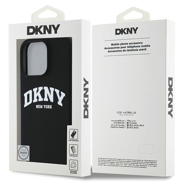 Dkny Dkhmp16Lsnyach Iphone 16 Pro6.3 Czarny/Black Hardcase Silicone White Printed Logo Magsafe