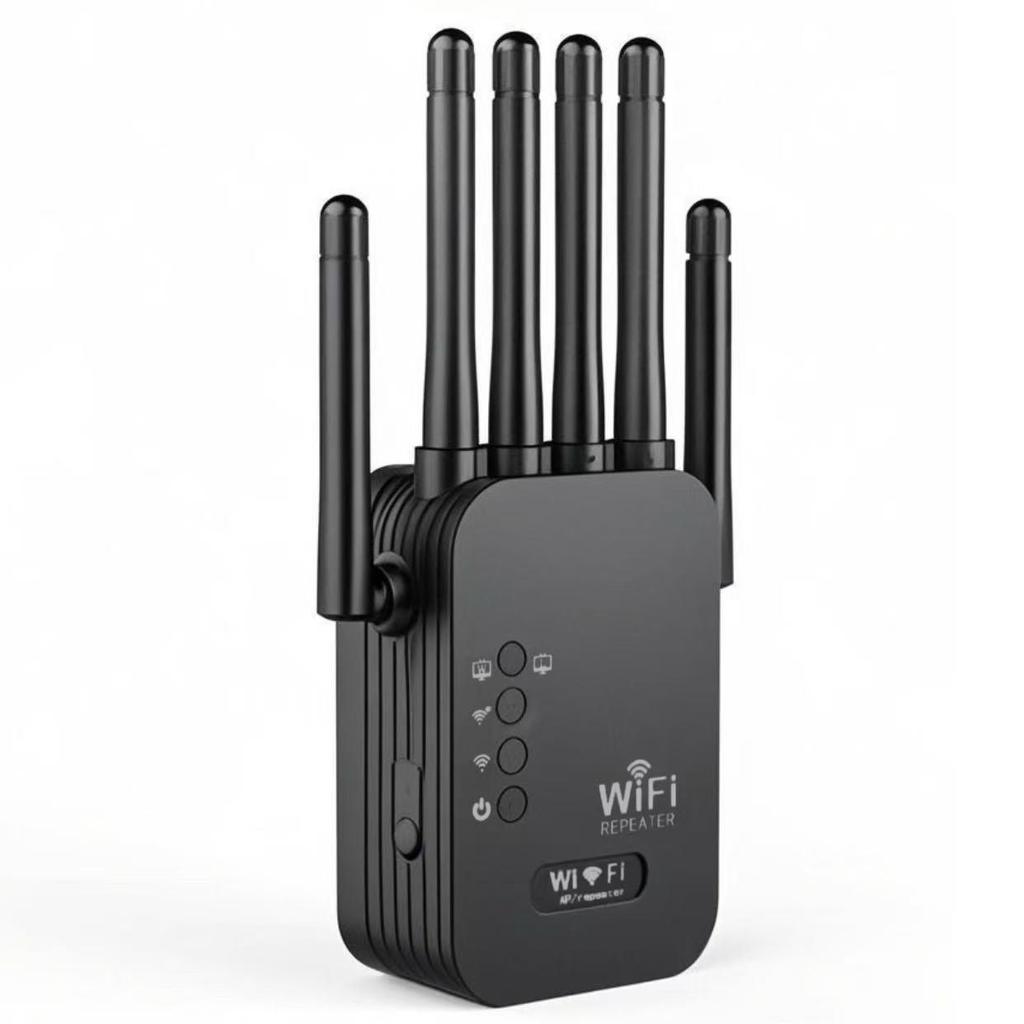 Dual Band 1200M WiFi Signal Booster with AP Router (2.4 & 5.8G)