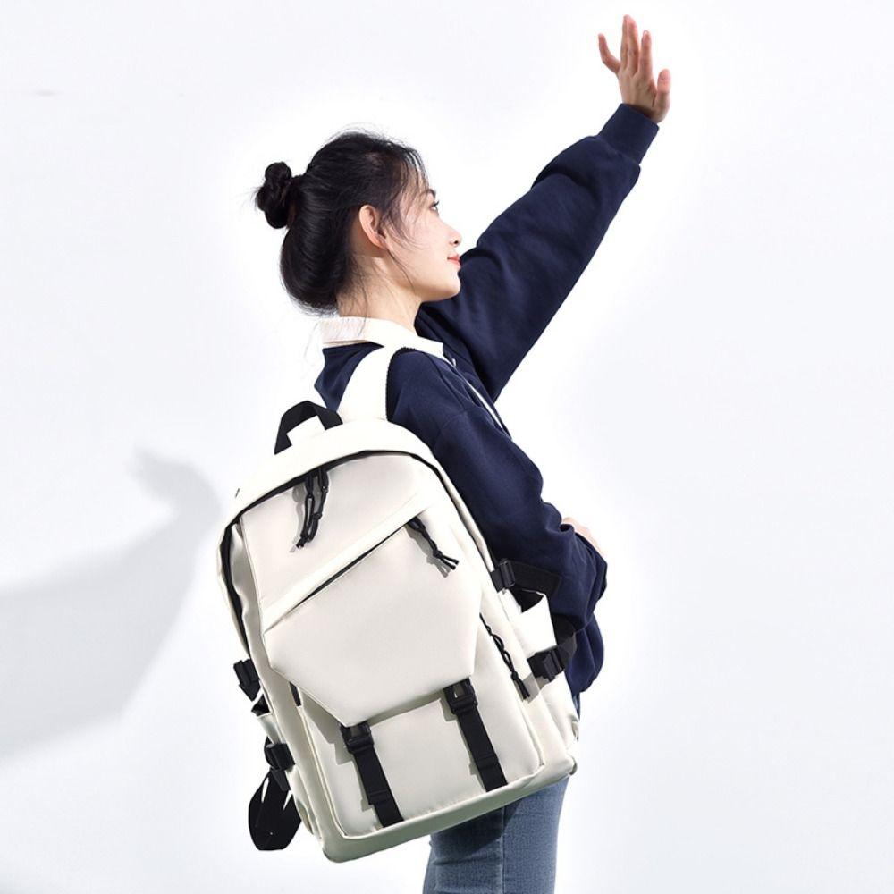 Large Capacity Oxford Cloth Backpack Multi-pocket Laptop Bag Storage Travel Knapsack  Business