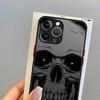 Hülle für iPhone 17 Pro Max 13 Mini 7 8 SE XS XR Air 14 12 15 16 Plus 11 Funda Rückseite Handyhülle Skelett Totenkopf