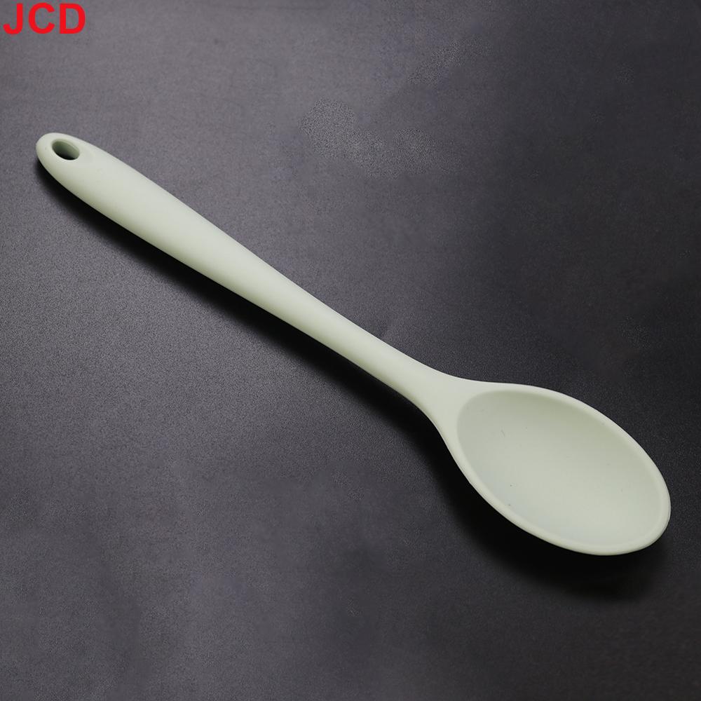 Silicone world Silicone Spoon Mixing Soup Spoons Kitchen Mixing Ladle Cooking Utensils Kitchenware Tool For Stirring and Serving