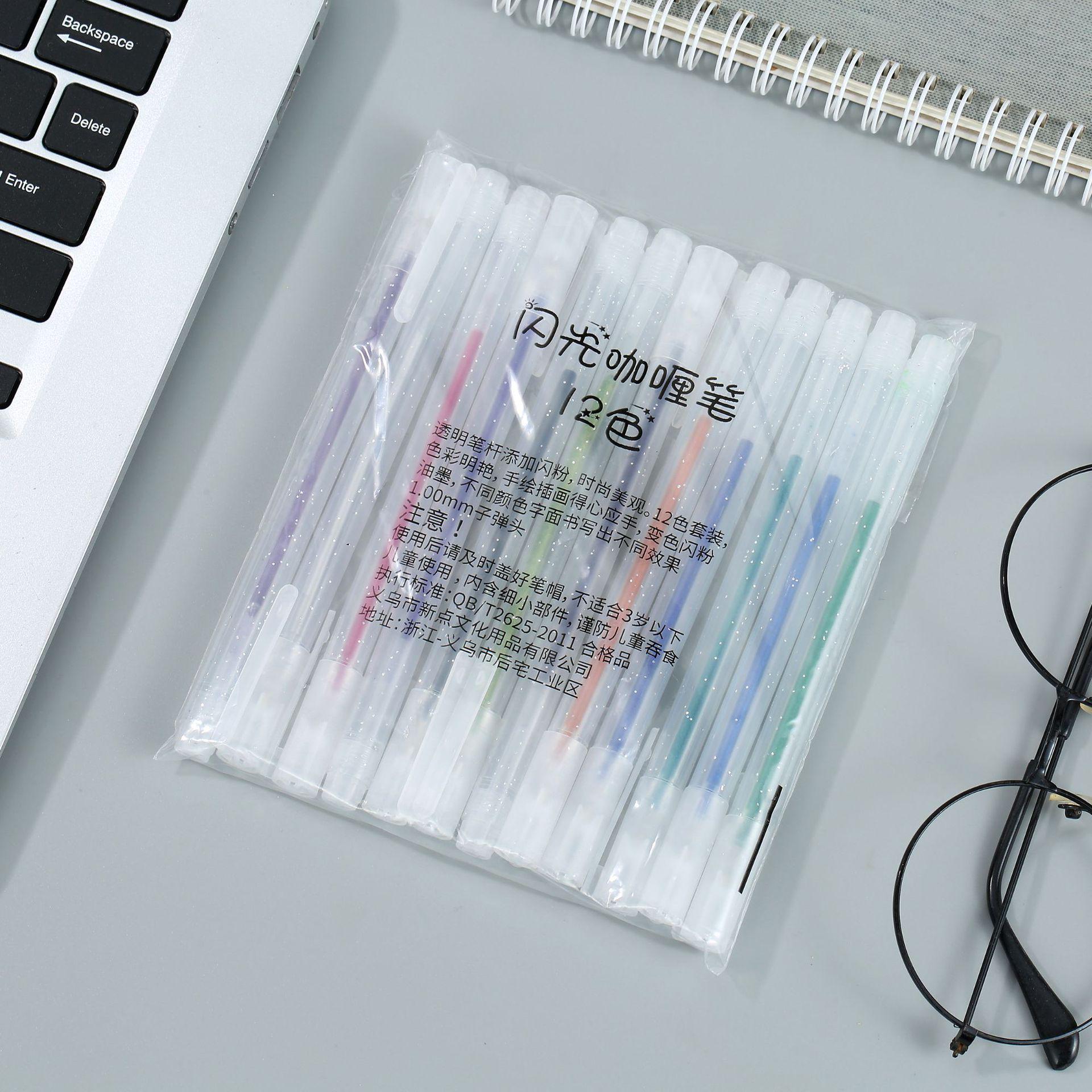 48-Color Pearlescent Glitter Pens: Bullet Tip for Kids Journals & Graffiti Art 1.0 Bullet Tip