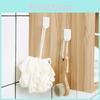 Plastic Shape U Adhesive Hooks Strong Hold Bathroom Kitchen Storage Organization