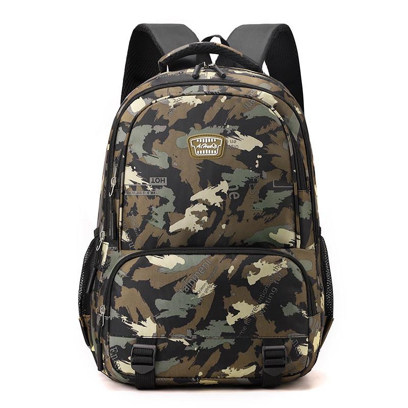 Men Capacity Large Backpack With And Letter Printing Design For Daily