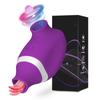 2 In 1 Clit Sucker Vibrator Female for Women G-Spot Sucking Licking Double Stimulation Nipples Massagers Tongue Sex Toy Adult