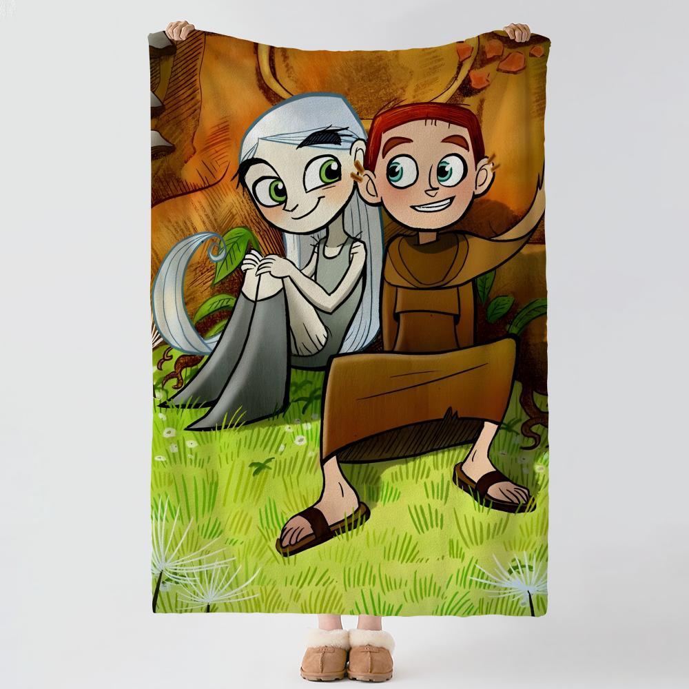 Movie T-The Secret Of Kells-s Throw Thick Comfort Flannel Quilt, Multi-scene Use Indoor Outdoor Daily Nap