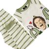 Elf Men's Striped Long-Sleeved Long Pyjama Set