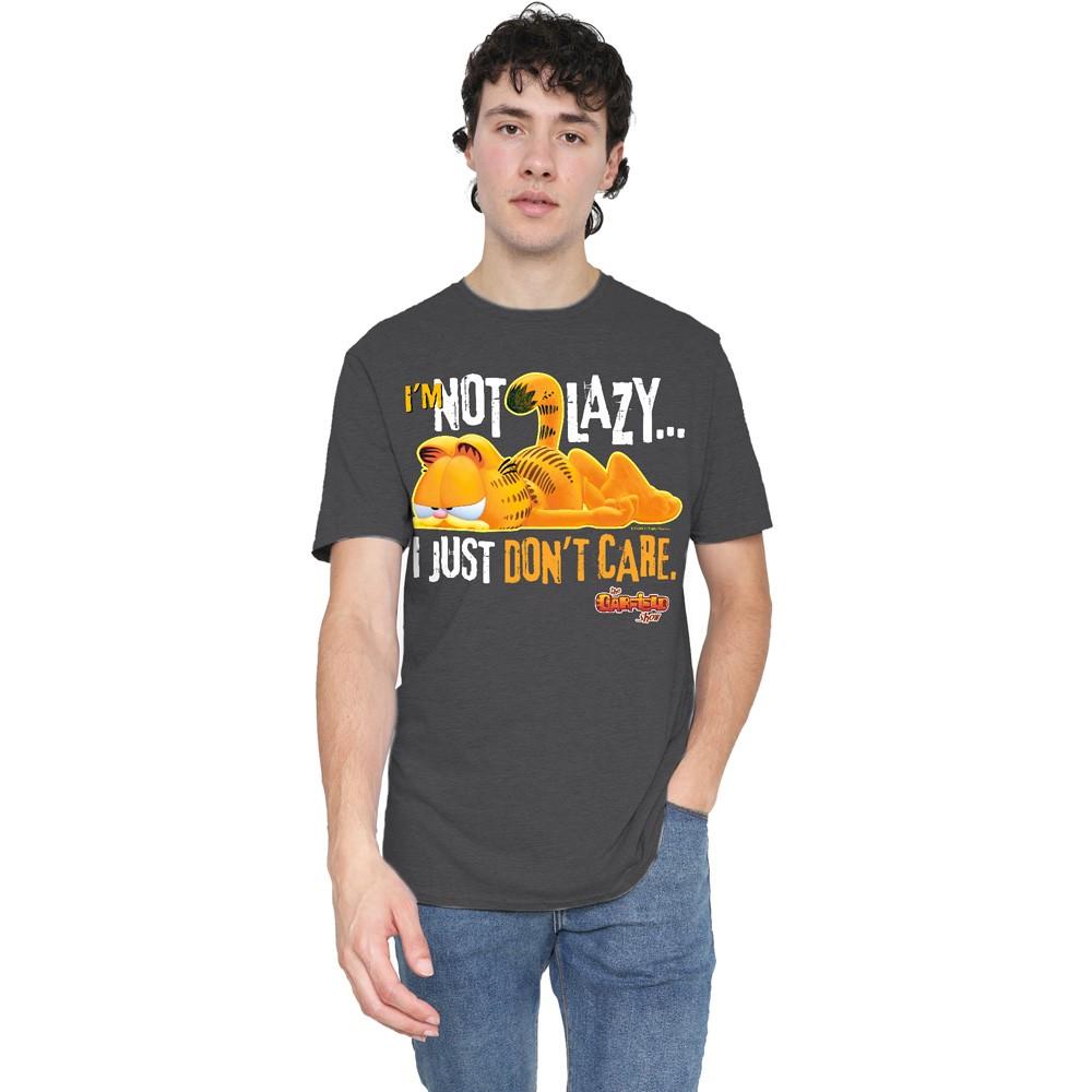 Garfield Not Lazy T-Shirt S-3XL Charcoal XL