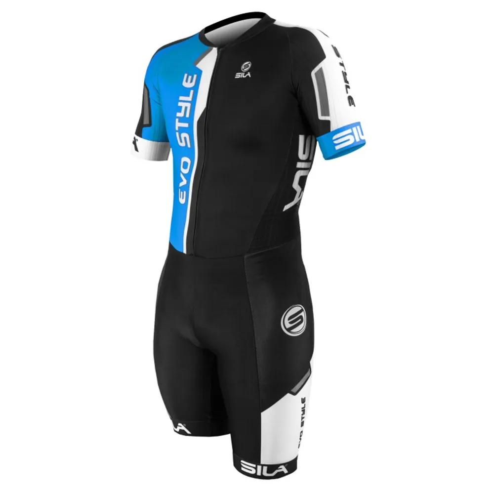 Sila Męska Koszulka Rowerowa Triathlon Sportowy Garnitur Tri Ciclismo Hulajnoga Wrotki Łyżwiarstwo Szybkie Letni Rower MTB Zespół Ubrania Wyścigowe