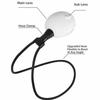 Durable Neck Magnifier Hands Free Reading Magnifier Large Page Magnifying Glass  Craft