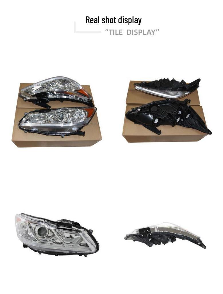 Compatible with 2016-17 Honda Accord (US) Halogen Headlights, Semi-Assembly.