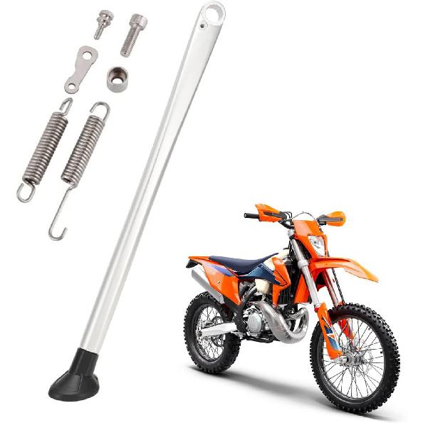 Dirt Bike Kickstand Motorcycle Kick Stand 7075 Aluminum with Springs Bolts for 125 150 200 250 300 350 450 500 EXC EXCF SX SXF XC XCF XCW XCFW Six