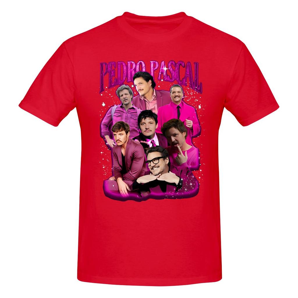 Funny Pedro Pascal In Pink Unisexs Printed TShirt Unisex T shirtTop