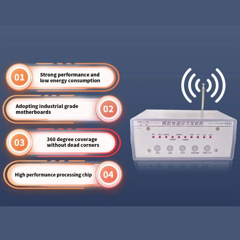 Versatile TV Transmission System with Multiple Interfaces Powerful & Energy TV  for Various Scenarios