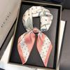 Korean New Versatile Fashion 71 Imitation Silk Square Scarf Women's High-end Sense Neck Protection Neck Scarf Silk Scarf