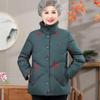 Warme Winter-Damen-Daunenjacke mit Stickerei und Stehkragen