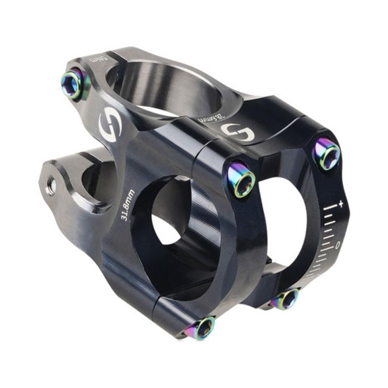 High Strength Short Handlebar Stem Aluminum Alloy Road Bike Stem Light Weight Bike Handlebar Stem for Most Bike