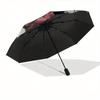 Floral Bouquet Theme 8 Bone Hand Automatic Folding Umbrella, Compact and Portable Design, A Perfect Gift for Birthday, Christmas or Business