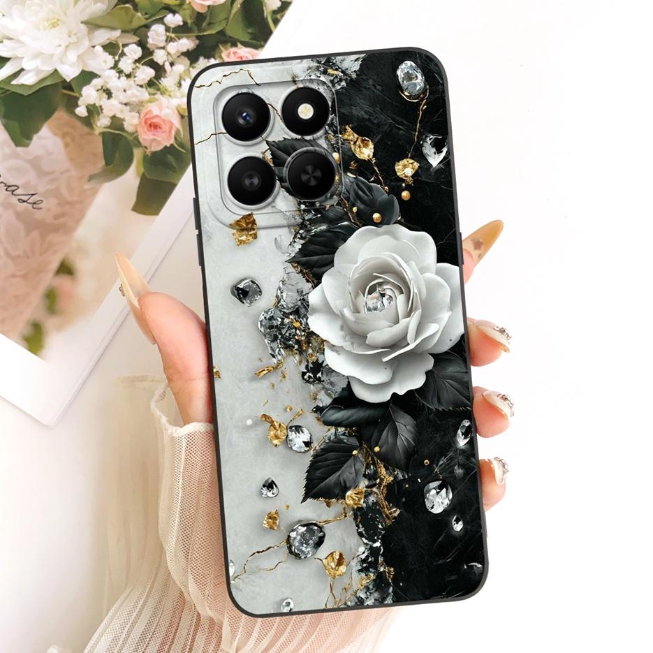 Etui For Honor 400 Smart 5G LGN-NX1 Urocze Śmieszne Kreskówkowe Pokrowiec Odporne na Wstrząsy Etui na Telefon Dla Honor X7d 4G HonorX7d 5G Miękkie Pokrowce Torby
