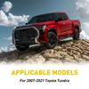 For TOYOTA Tundra Double Cab 2007-2021 Black Pillar Posts Door Window Cover EOA