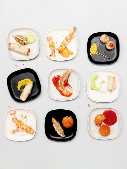 EKOBO Cocktail Plate 6P Set Black