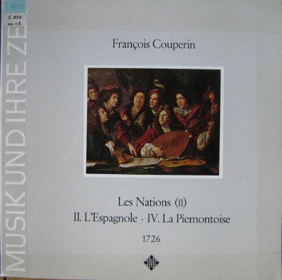 

LP Record FRANOIS COUPERIN Les Nations II II. LEspagnole SAWT9546A Telefunken 1969 Germany Classical Used