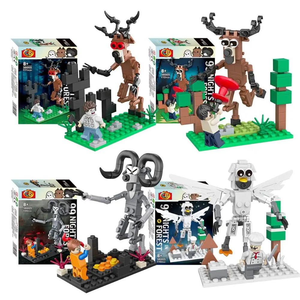 Nuovo 99 Notti Nella Foresta Giocattolo da Costruzione Animale Cervo Gufo Figura Modello di Assemblaggio Giocattolo da Costruzione Regalo per Bambini Bambini Scatola Cieca