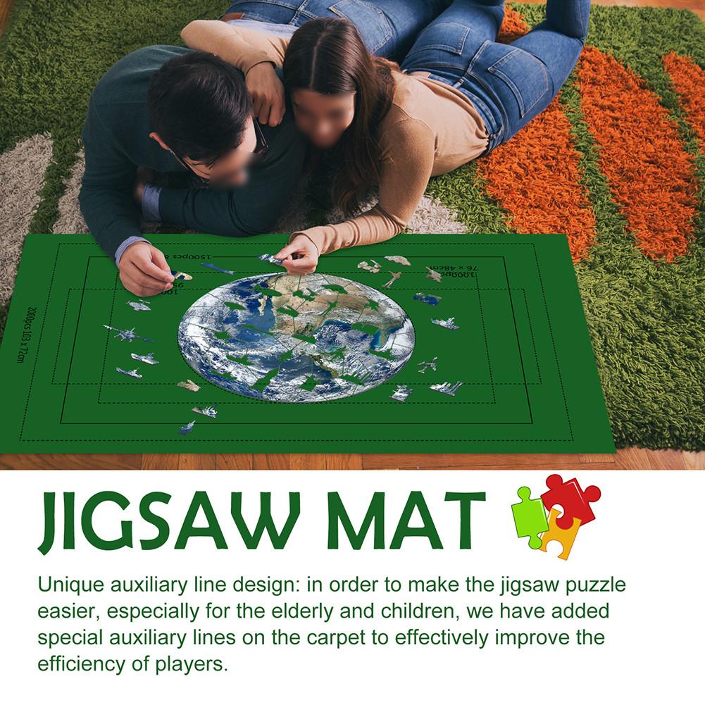 Buy Jigsaw Puzzle Storage Mat Roll Felt Storage Puzzles Pad Board Up To