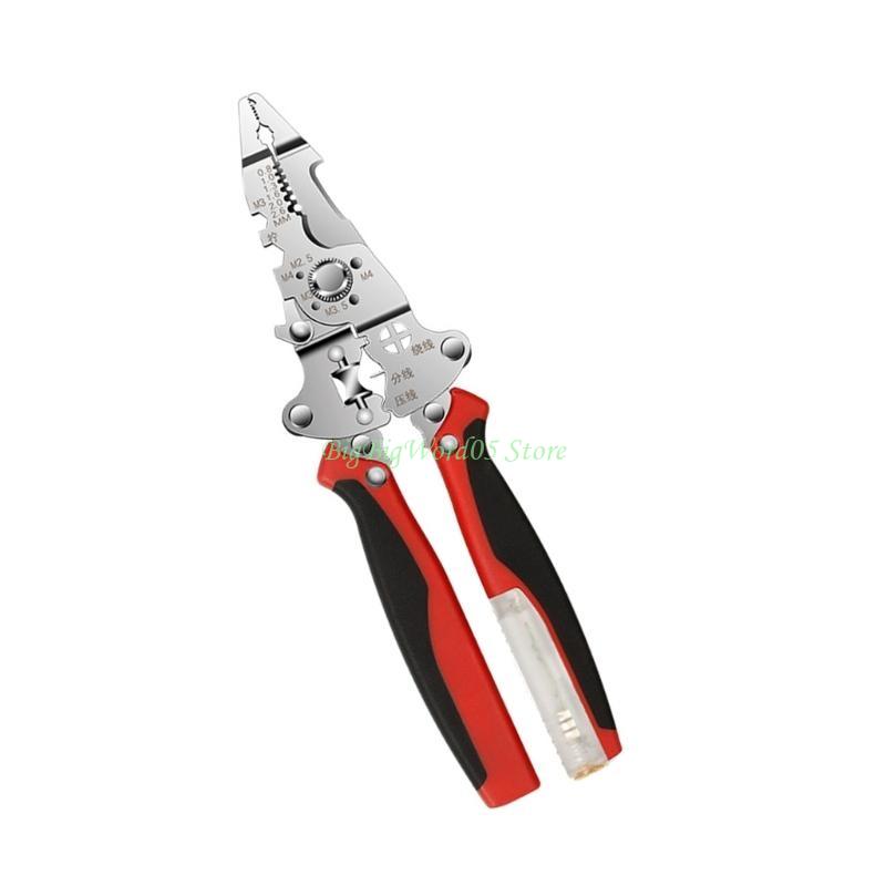 24TE Wire Strippers with Electricity Measurement Function 16 in1 Wire Stripping Plier CN