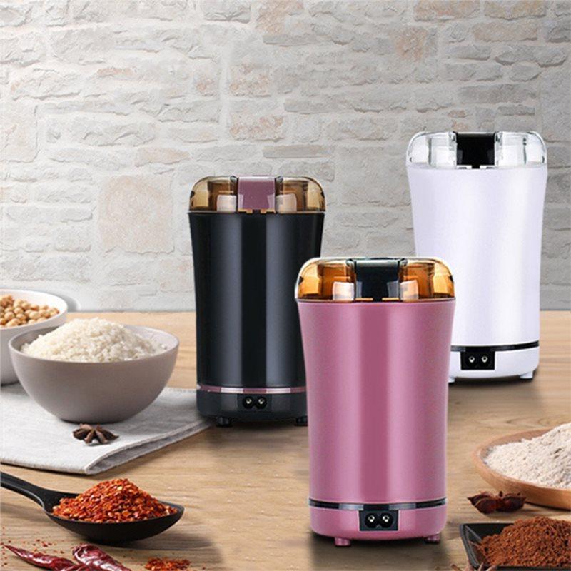 AB34-Electric Coffee Grinder, 150W Powerful Motor, Superfine Grinding, One Touch Operation, Compact Design, Black US Plug