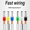 1000Pcs/Pack E0508 E7508 E1008 Insulated Ferrules Terminal Block Cord End Wire Connector Electrical Crimp Terminator