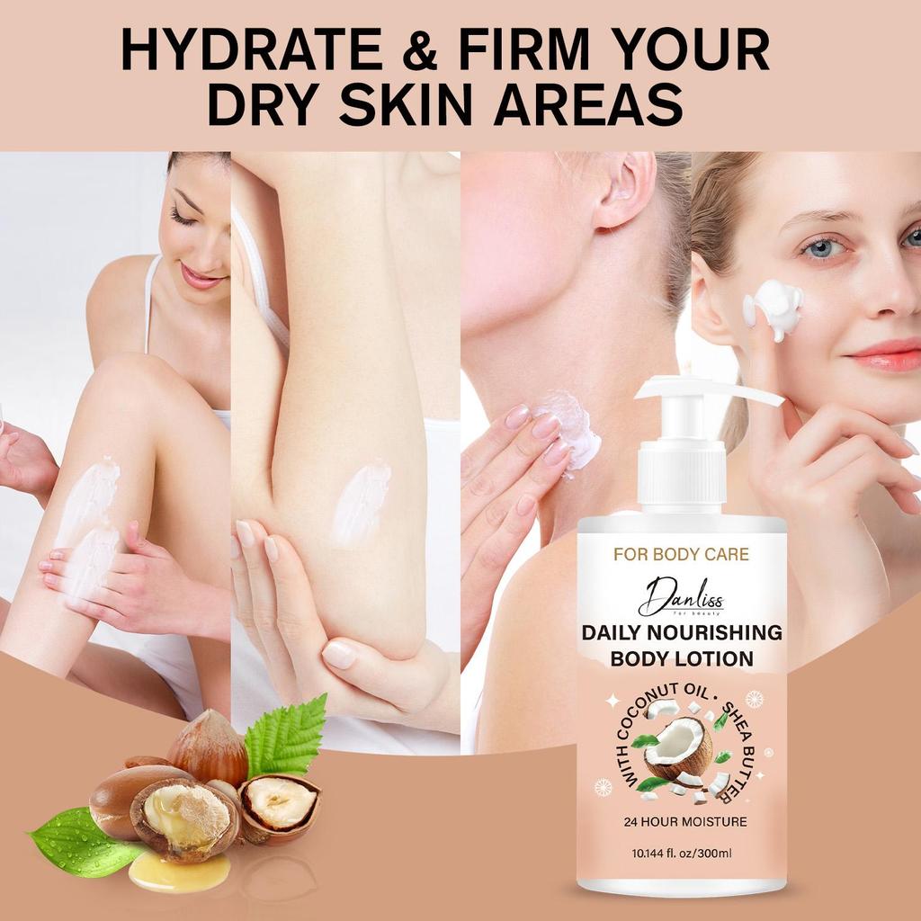 Daily Nourishing Body Lotion-Leaves Skin Softer And Firmer-Has a Sweet, Pleasant Scent-Delivers 24 Hours Of Long-lasting Hydration