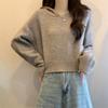 Women's Hooded Loose Knit Pullover Sweater - Soft & Lightweight for Spring/Autumn