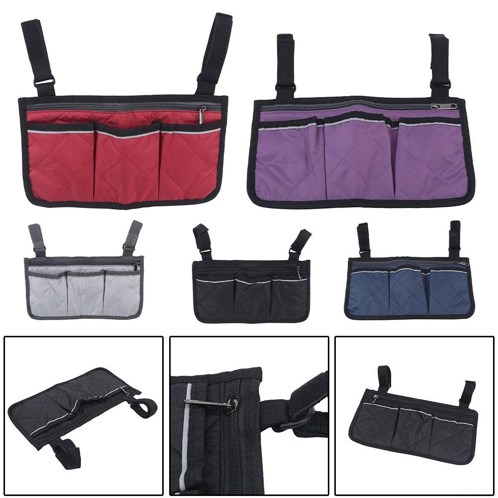 Armrest Storage Bag Camping Chair Reflective Strip