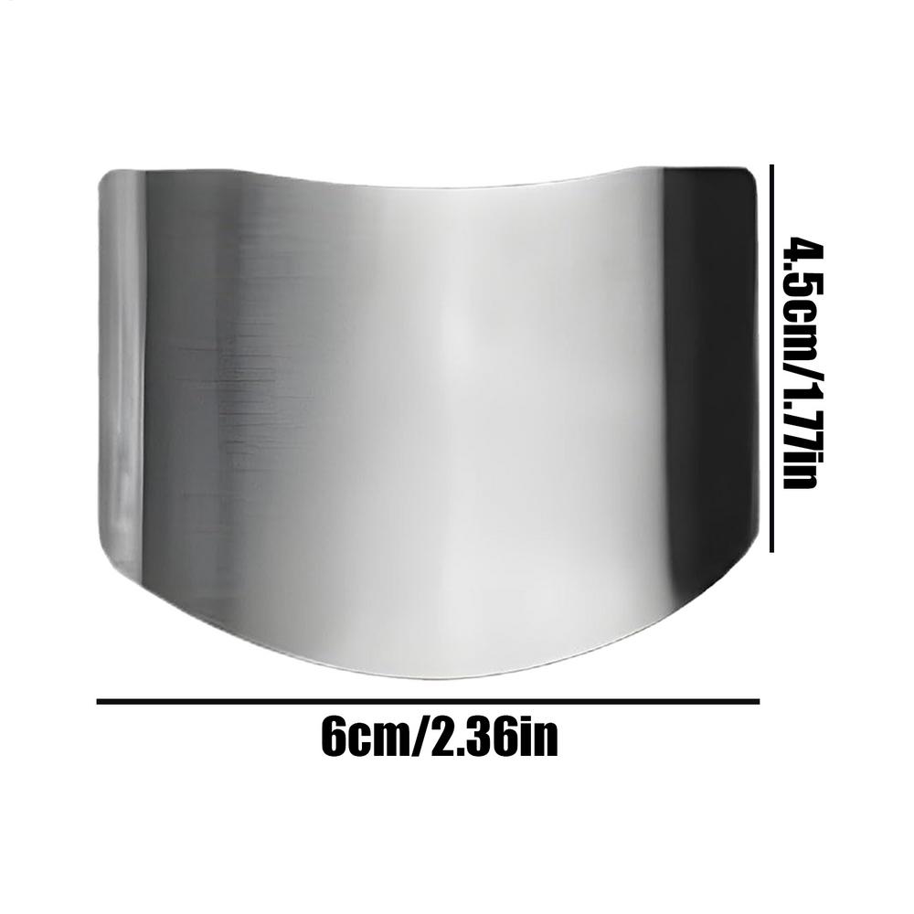 New Stainless Steel Finger Guard Safety Cut Vegetables Hand Guard Kitchen Tool Finger Protector Kitchen Tool Accessories 6x4.5cm