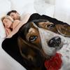 adorable Beagle art Throw Blanket Ultra Soft Flannel Fleece Blanket for All Seasons