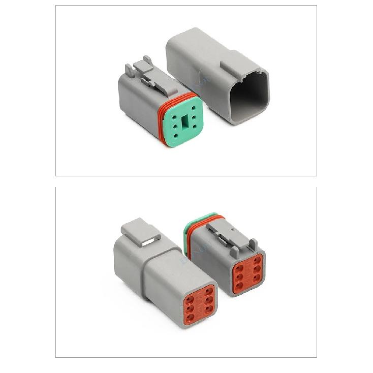 The new DT06-6S/DT04-6P is suitable for modifying the wiring harness plug connector of automotive daytime running lights and LED