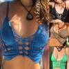Camisole sexy à bretelles et col en V profond pour femme