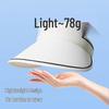 2025 Women's Open-Top Visor Hat: Large Brim UV Protection for Outdoor Spring