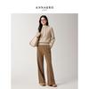 JUZI Annakol Women's MIU Style 100% Wool Hooded Knit Sweater
