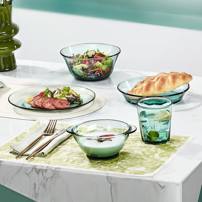 Corning 12-Piece Heat-Resistant Glass Dinnerware Set