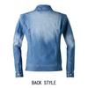 Eyes Frontier Ultra Deodorizing Stretch 3D Work Size Watery Blue Jacket, Denim, 5190D, 4L, 33,