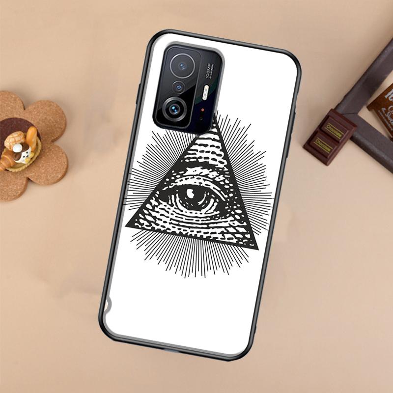 Illuminati Eye Occult Pyramid Case For Xiaomi POCO X7 X6 Pro X3 X5 M6 F3 F5 F6 Pro 11T 12T 13T 14T Pro 13 14 Ultra Cover
