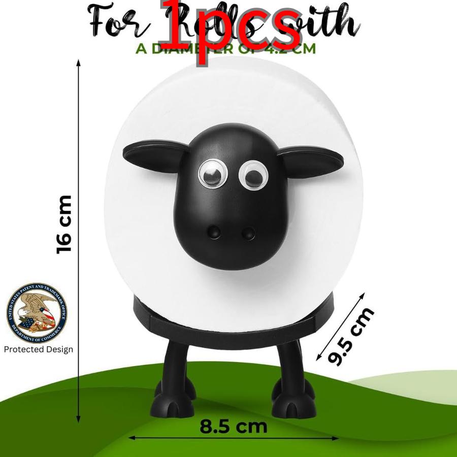 

Funny Sheep Toilet Roll Holder - Creative Home Decor Paper Towel Holder Sheep toilet paper holder [1pcs]