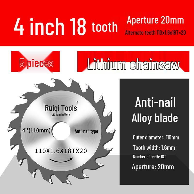 Woodworking Circular Saw Blade - 4 to 10 Inch for Angle Grinder & Hand Grinder