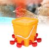 Automatic Chicken Waterer Set Low Spillage Self Replenishing Poultry Waterer Dispenser for Chicken Bird   Goose Turkey