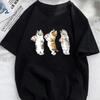 Funny Orange Cats Summer Women T-shirts Girl Animal Pet Love Style Short Sleeve Print Fashion Clothing Female Ladies Graphic Tee