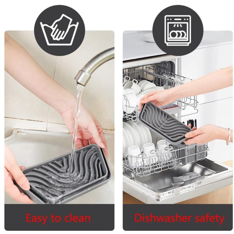 Food Grade Silicone Drip Tray Water Receiver Household Practical Tool Supplies for Drinking Water Dispenser Water