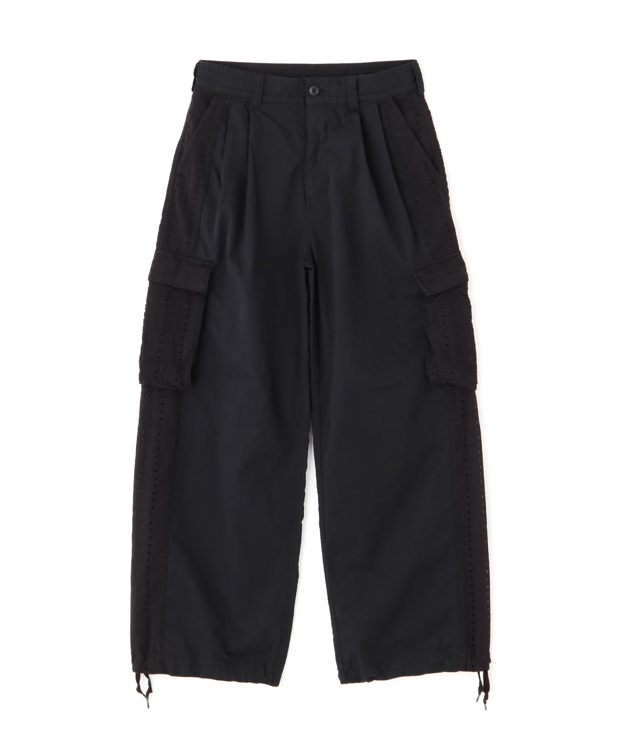 AVIREX WEB LIMITED Belle LINE LACE CARGO PANTS women s M 010 black 783-5110605