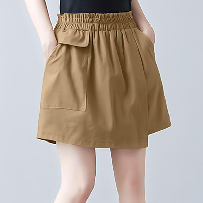 

ZANZEA Женские повседневные свободные летние короткие брюки с эластичной резинкой на талии 3XL